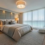 Las OLas condo interior design - https://www.andyquinones.net Httpswww Andyquinones Net this coastal modern bedroom interior design is sure to make you relax with its inviting color palette and warm modern furniture